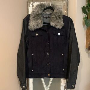 Point Zero Faux Fur Collar Jacket